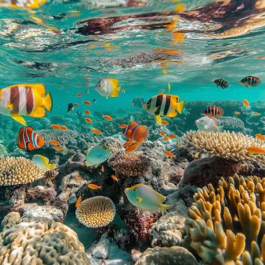 Underwater Marine Life Scene